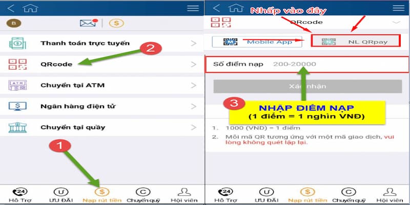 nạp tiền Kubet