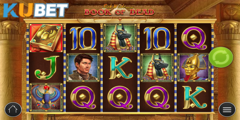 Phiêu lưu kì thú cùng Book of Dead slot game