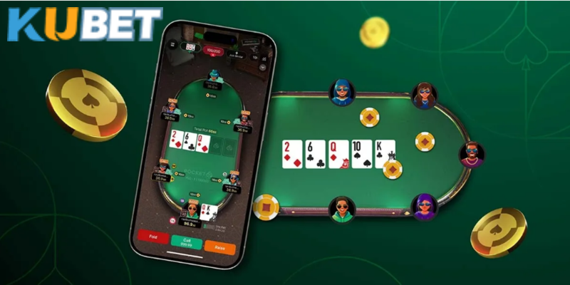 Trải nghiệm nhiều phiên bản poker online Kubet hay