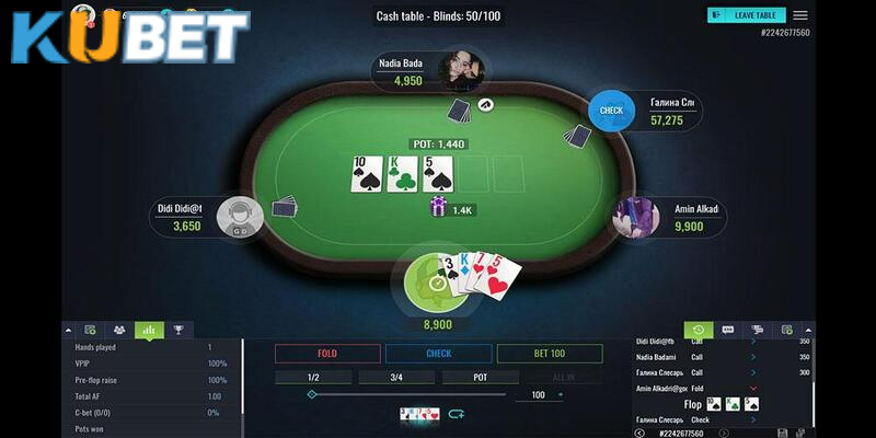 Chơi poker đầy thú vị với các tổ hợp bài chặt chẽ