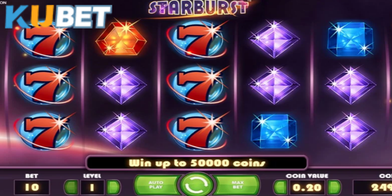 Slot Starburst với đồ họa đẹp cùng kho hũ giá trị khủng